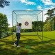 preview thumbnail 9 of 8, 10X10X10FT Golf Practice Net Cage Metal Frame Hitting Net Kit Indoor Outdoor