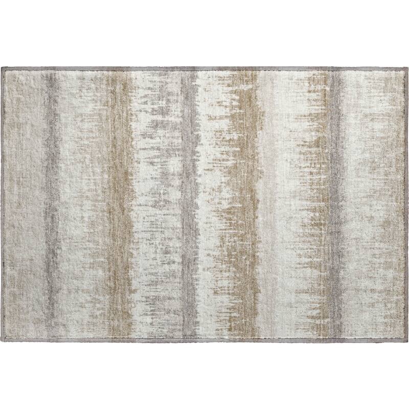 Premium Washable Super Soft Modern Ombre Stripe Mayfield Rug