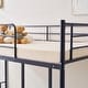 preview thumbnail 27 of 28, Twin Over Twin Bunk Bed For Kids Teens Adults, Heavy Duty Metal Bunk Bed With Ladder