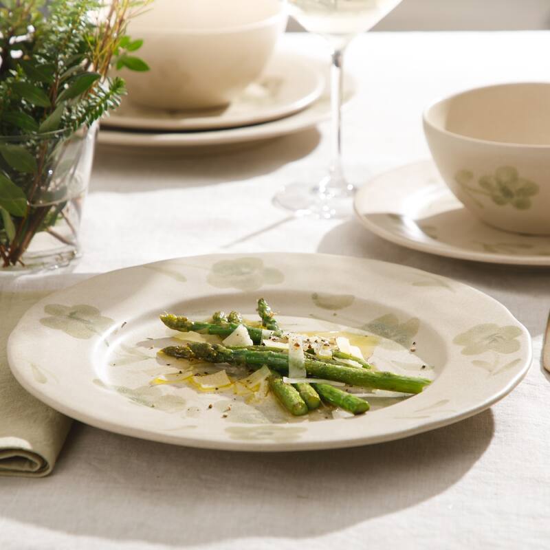 Bloomhouse - 2 Time Oprah's Favorite Things - Made in Portugal Porto Petals 12 Piece Hand Painted Dinnerware Set