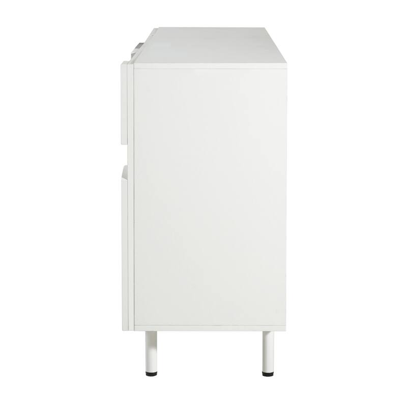 Christopher Knight Home - Modern Sideboard Buffet Cabinet, Soft-close Doors & Adjustable Shelves, Versatile Multi-Space Use