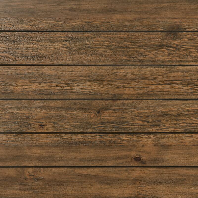 Distressed Wood Coffee Table with Lower Shelf Rustic Farmhouse Design