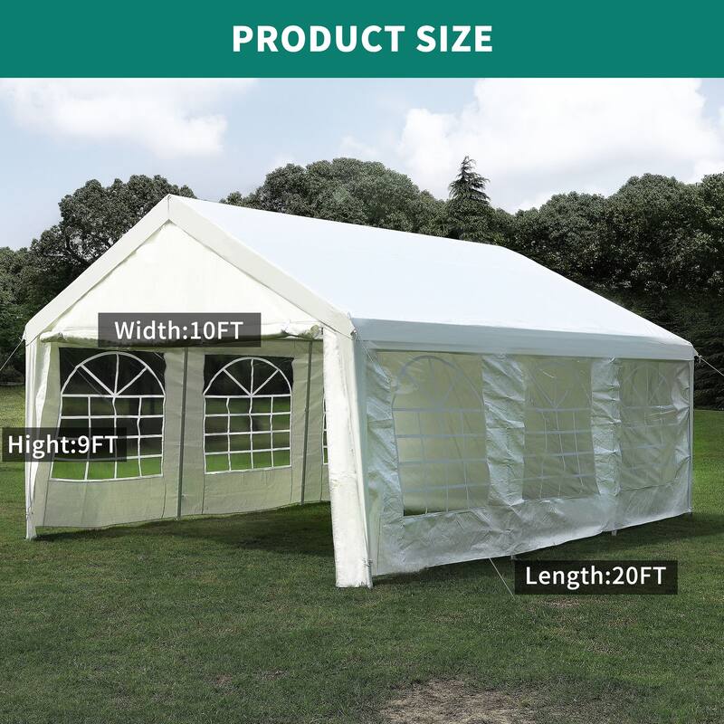 Outdoor Metal White Party Tent with Windows