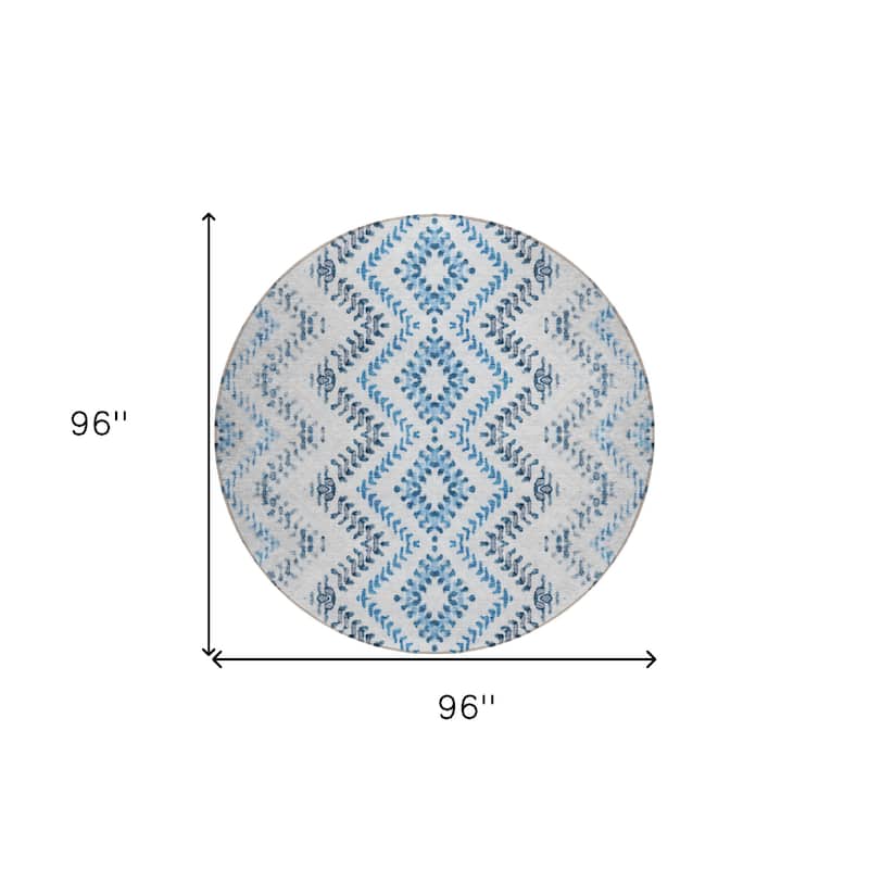HomeRoots Geometric Transitional Rectangle Outdoor Rug
