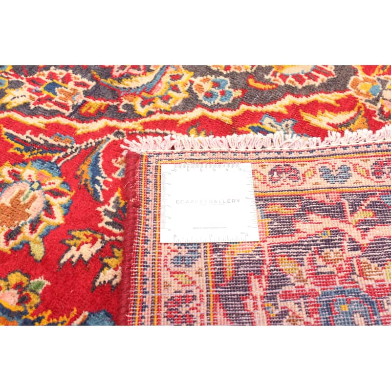 ECARPETGALLERY Hand-knotted Kayseri Red Wool Rug - 4'5 x 7'3