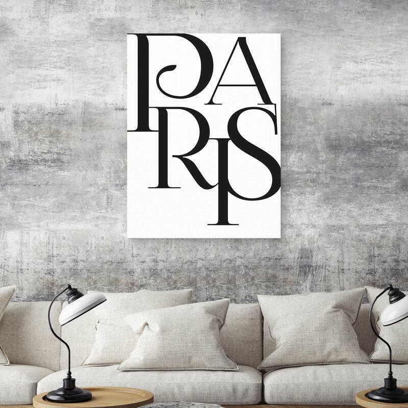 Paris by Joni Whyte Canvas Art Print