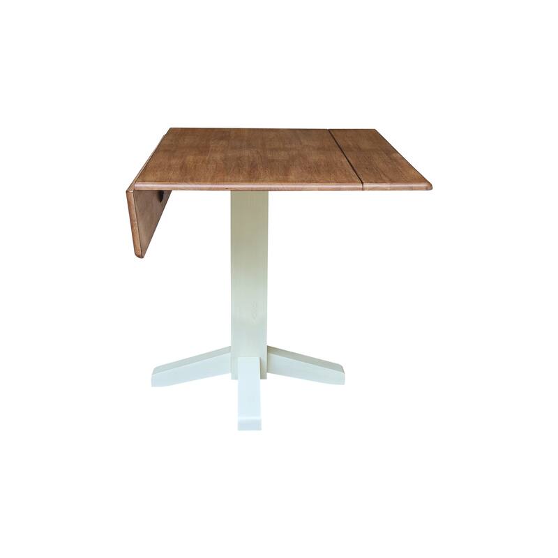 Square Dual Drop Leaf Dining Table