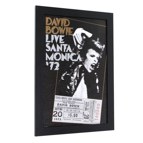 American Art Decor Licensed David Bowie Concert Poster Framed Wall Art