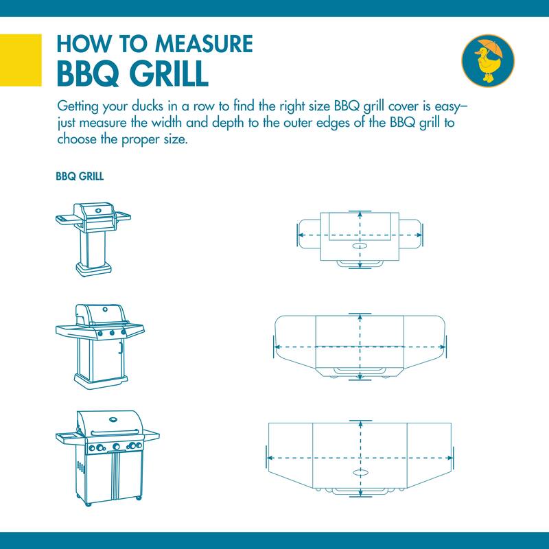 Duck Covers Ultimate BBQ Grill Cover 82in W
