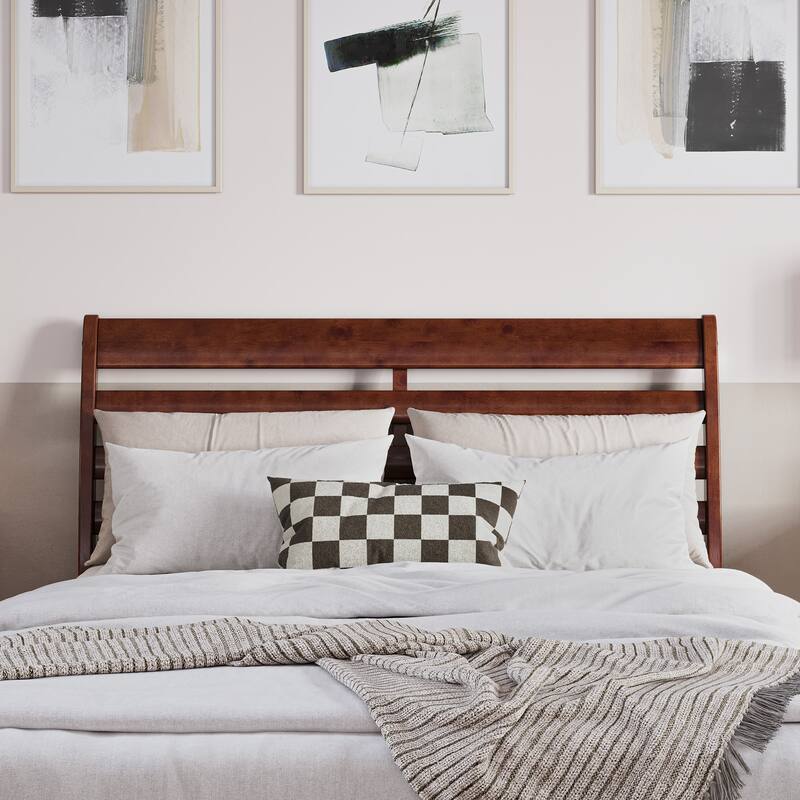 Savannah Solid Wood Headboard with Attachable Charger