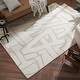 preview thumbnail 5 of 3, Cosmos 9'10" X 13'1" ft Handwoven Indoor Rug, Ivory/ Sand - 9'10" X 13'1" ft