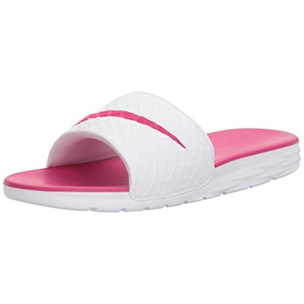 womens purple nike slides