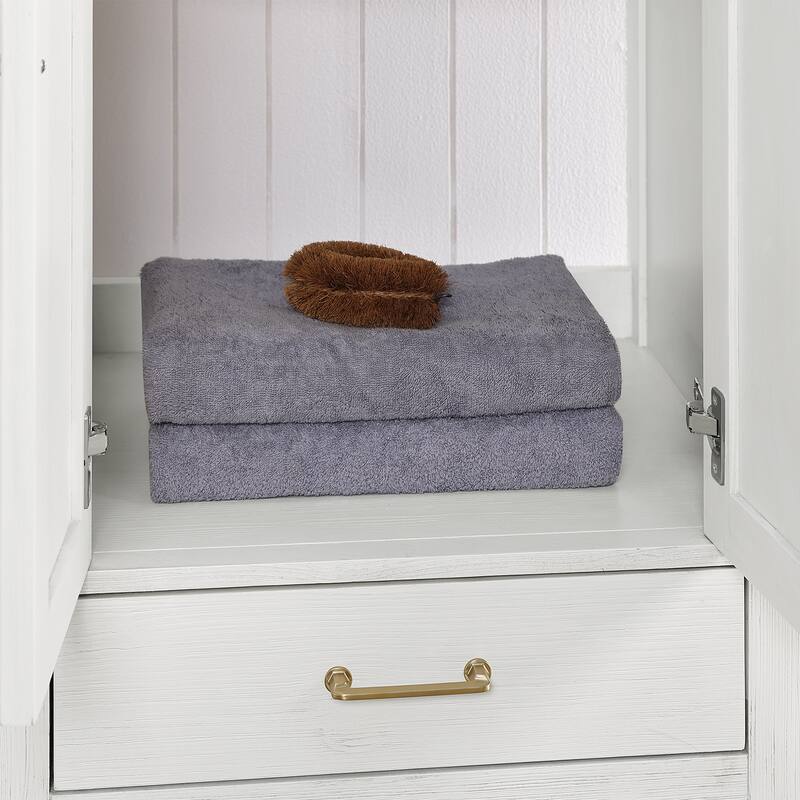 Gela Single Sink Bath Vanity with Drop-In White Ceramic Basin