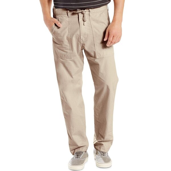 mens drawstring chino pants