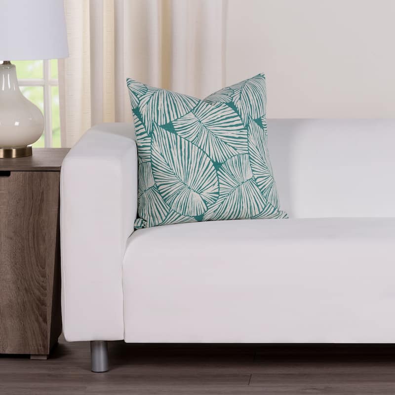 Siscovers Paradise Palm Solarium Indoor/Outdoor Throw Pillow