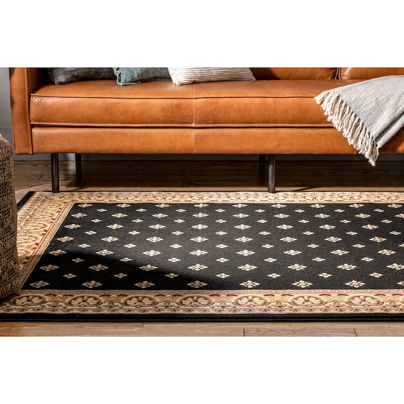 Well Woven Barclay Hudson Terrace Fleur De Lis Traditional Area Rug