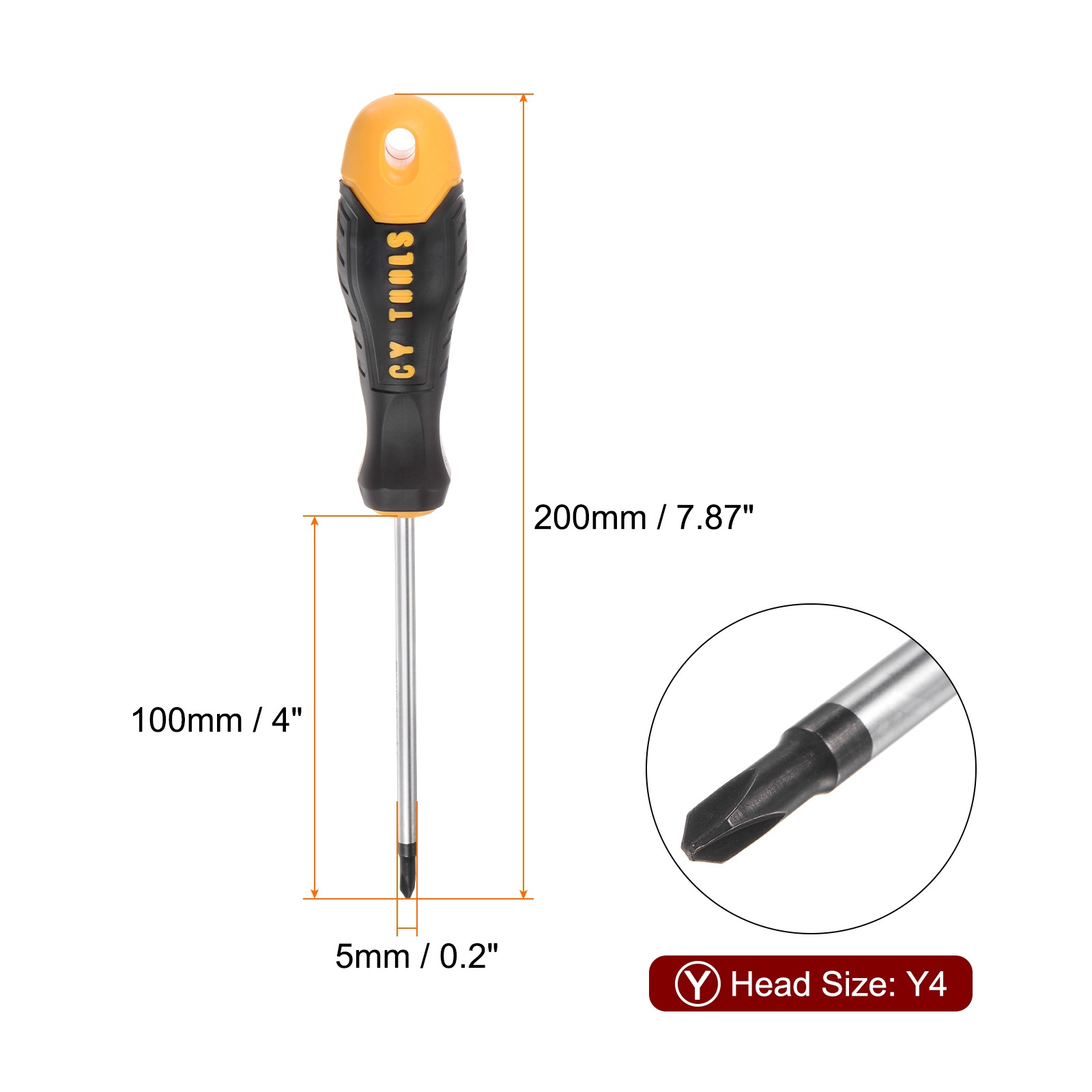 Tri point screwdriver sizes store