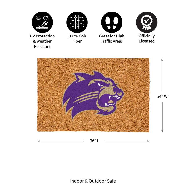 Western Carolina University Full Color Indoor/Outdoor Coir Mat