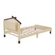 preview thumbnail 50 of 53, Platform Bed with House-shaped Headboard and Motion Activated Night