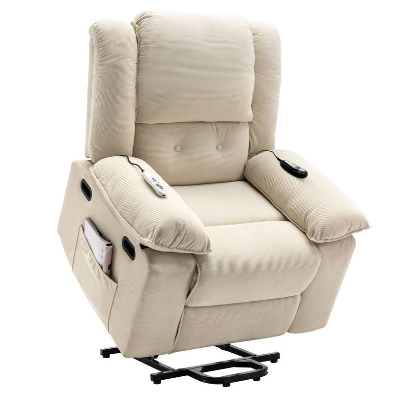 55.91" Velvet 4-Seater Sleeper Sofa with Storage & Adjustable Backrest