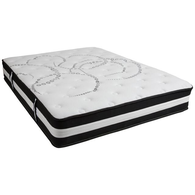 Hybrid Pocket Spring/Foam 12-inch Premium Mattress in a Box