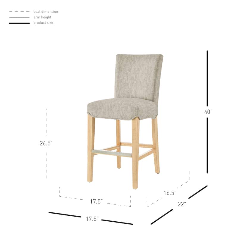 Milton Fabric Counter Stool