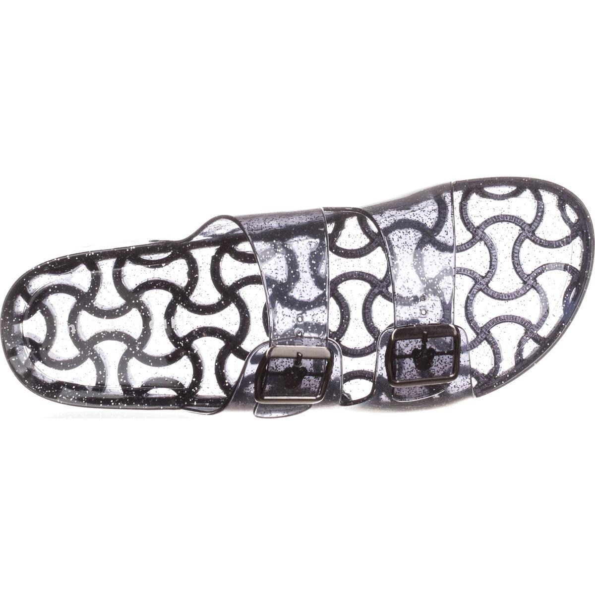 madden girl double buckle slides