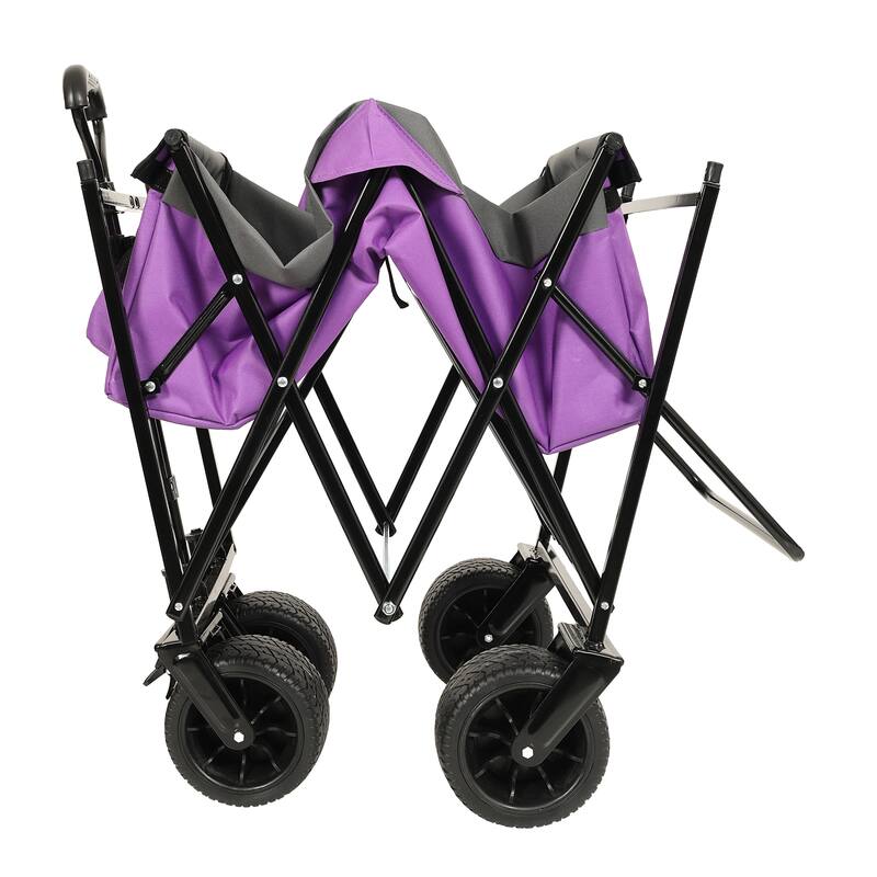 480lb Canopy Wagon with 7" Wheels - Lightweight Foldable for Camping