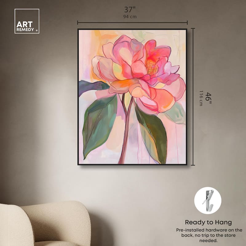 Softly Unfurling I Canvas by Art Remedy