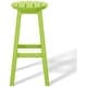 preview thumbnail 88 of 97, Laguna Hdpe All Weather Outdoor Patio 29" Round Bar Stool