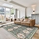 preview thumbnail 137 of 173, Gertmenian Crystal Print Soft Flat Pile Polyester Slip Resistant Washable Indoor Printed Area Rug Collection