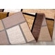 preview thumbnail 20 of 135, World Rug Gallery Contemporary Modern Boxed Color Block Area Rug