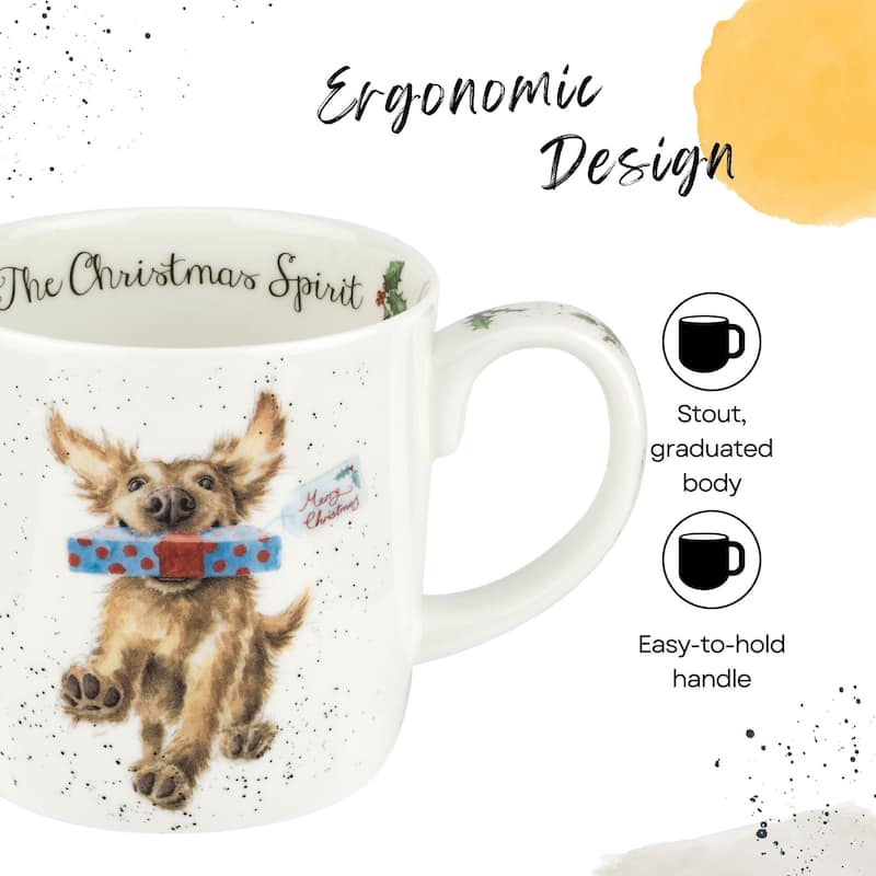 Royal Worcester Holiday Wrendale Designs 14 oz Mug