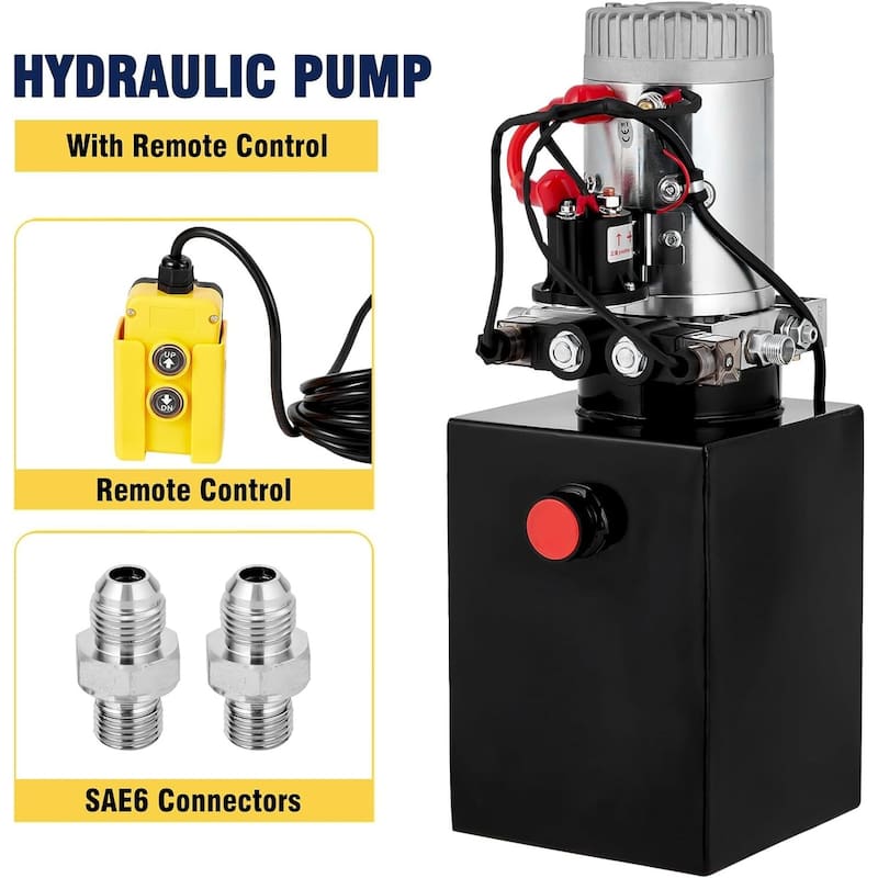 Double Acting Hydraulic Pump Power Unit 12V