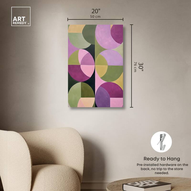 Purpurea II Canvas by Art Remedy, Gallery Wrapped