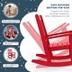 preview thumbnail 51 of 68, Laguna Kids Outdoor Poly Rocking Chair (Set of 2)