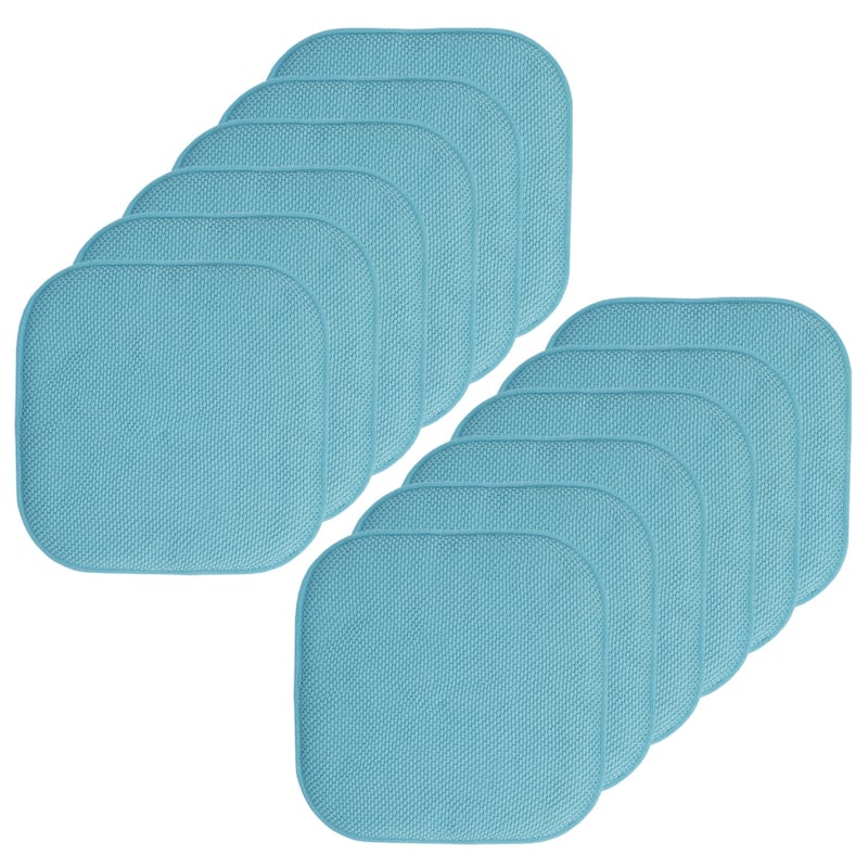 16-in. Square Non-slip Memory Foam Seat Cushions (2 OR 4)
