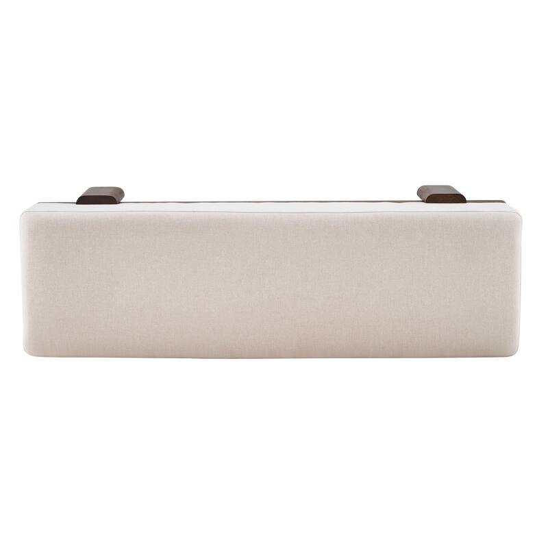 Christopher Knight Home - Kirov 54.75" Modern Upholstered Entryway Bench with 9" Thick Cushioned Seat & Solid Wood Legs