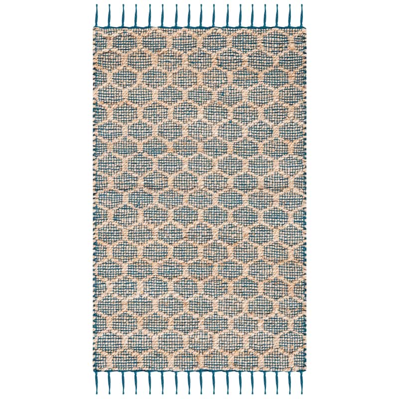 SAFAVIEH Handmade Cape Cod Zorina Coastal Jute Tassel Rug