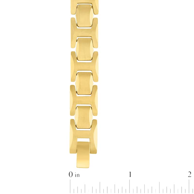 Steel Nation Tungsten Beveled Edge Bracelet