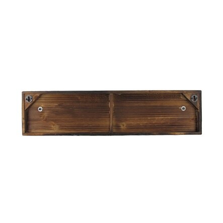 cast iron and wood coat rack