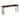 Canape 72.25" Console Table, Brown