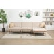 Modern Accent Sectional Sofa Living Room Sofa Sleeper with Split Back ...
