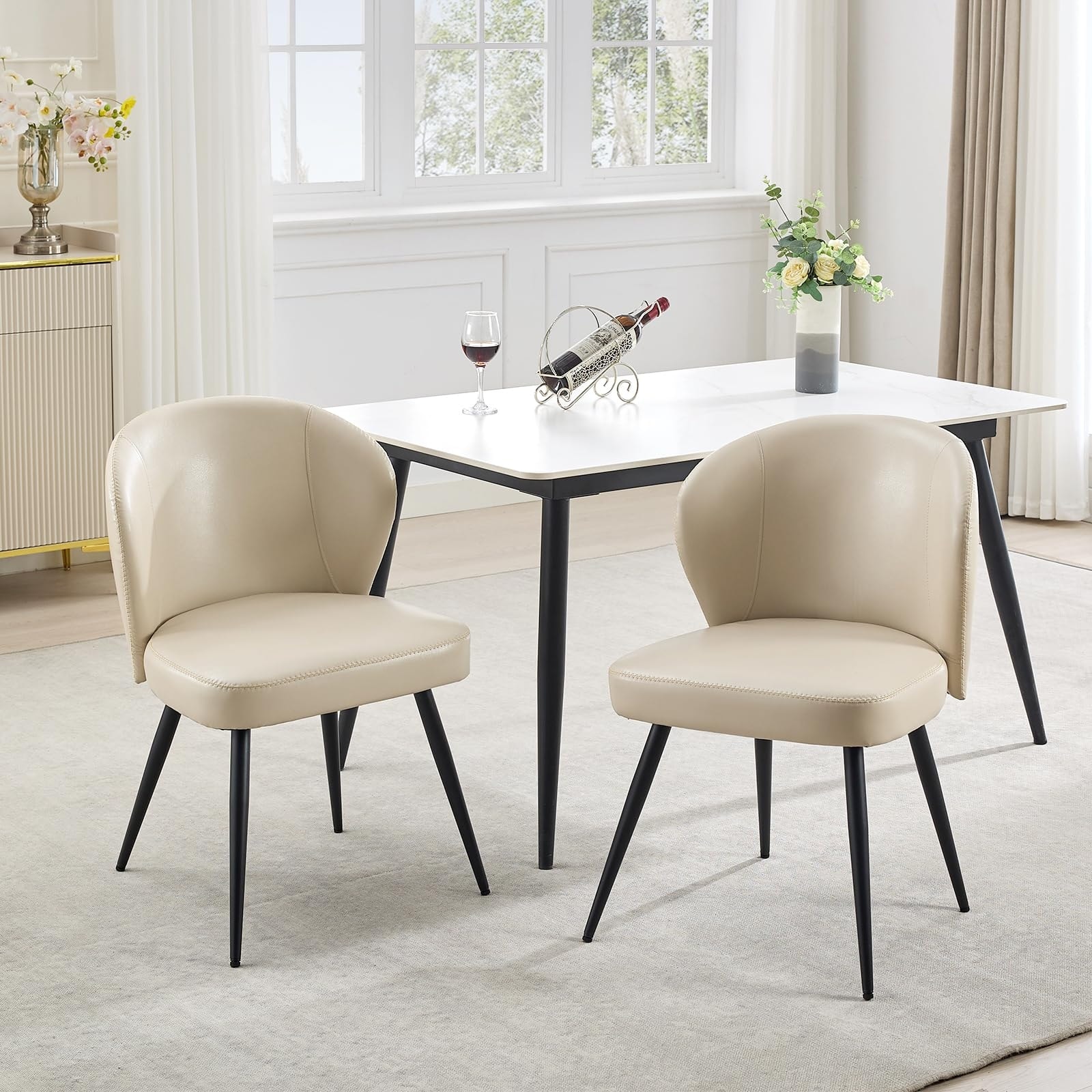 Dining Chairs Set of 2/4/6,Modern Kitchen Chairs,Comfy from Upholstered