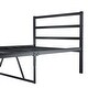 preview thumbnail 10 of 8, Twin Size Metal Platform Bed Frame with Wave-Style Headboard, Durable Quiet Support System