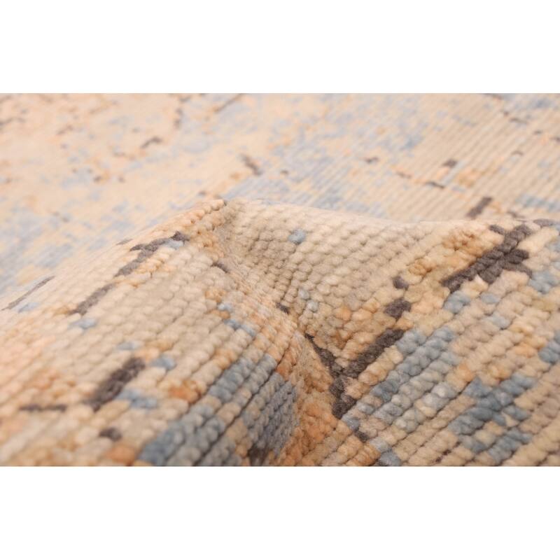 ECARPETGALLERY Hand-knotted Legacy Light Khaki Wool Rug - 5'5 x 8'5