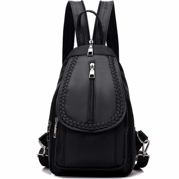 Shop Girls Convertible Nylon Mini Backpack Purse Cross Body Sling Shoulder Bag - Free Shipping ...