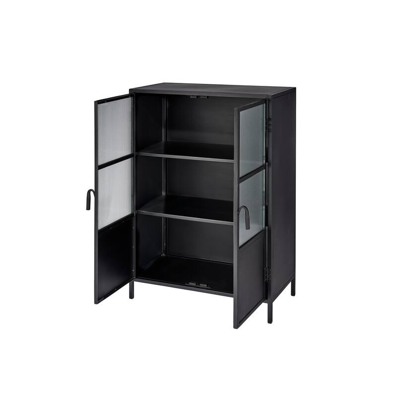 Jamie Young Vitrino 2 Door Iron Dresser
