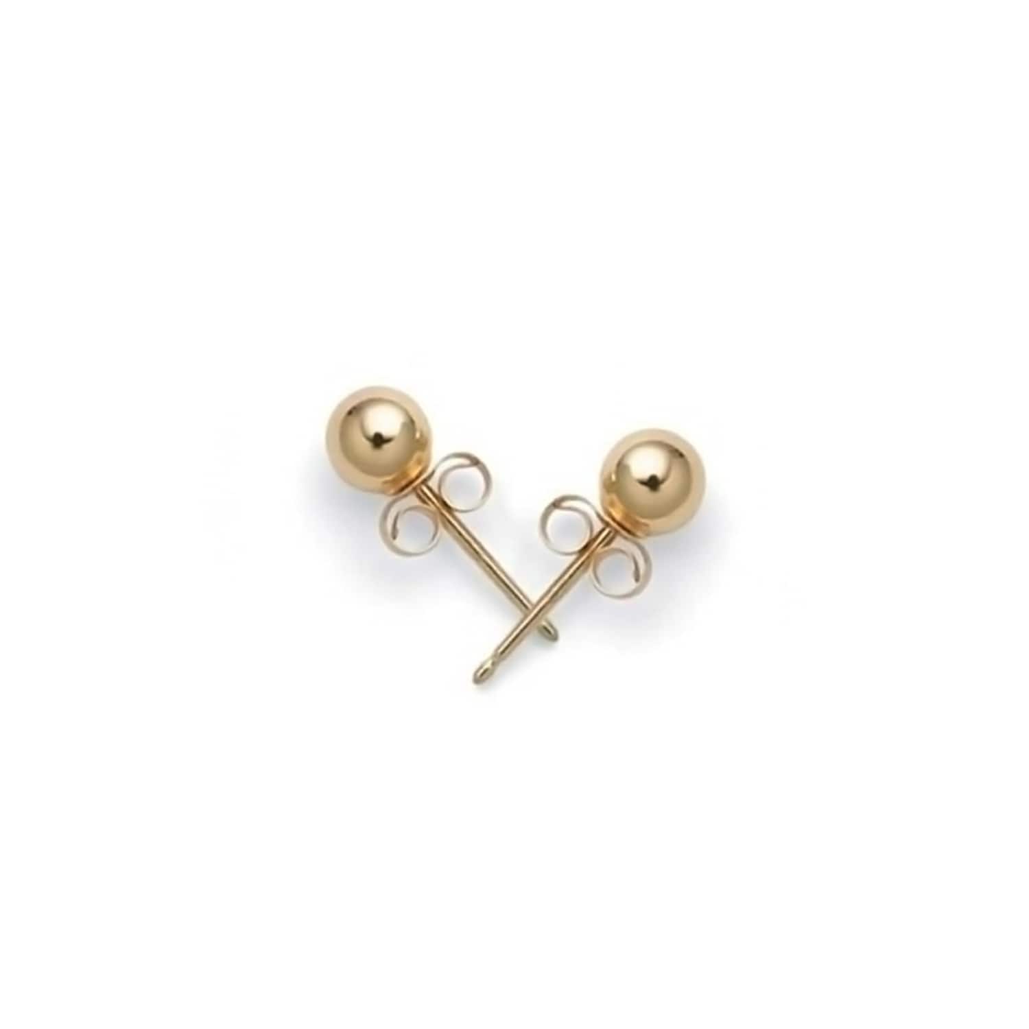 simple gold stud earrings