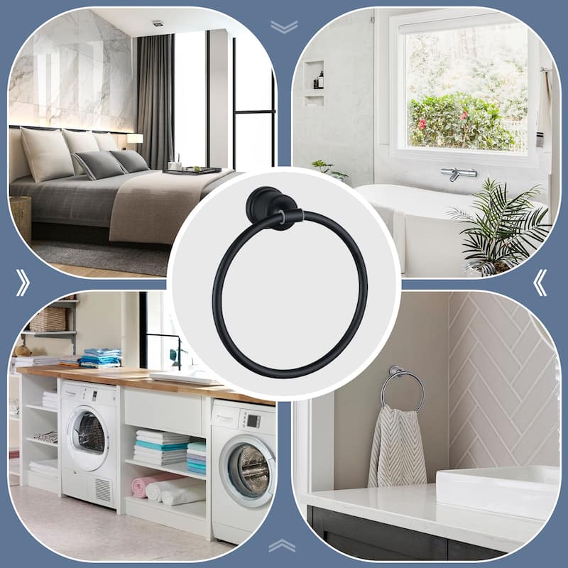 2PCS Wall Mounted Towel Ring